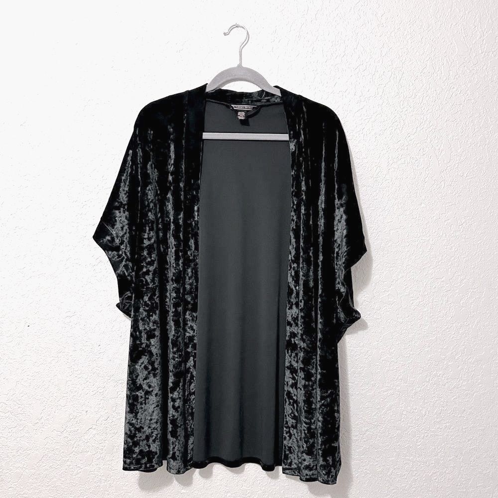 Victorias Secret velour cardigan cover up top size XS